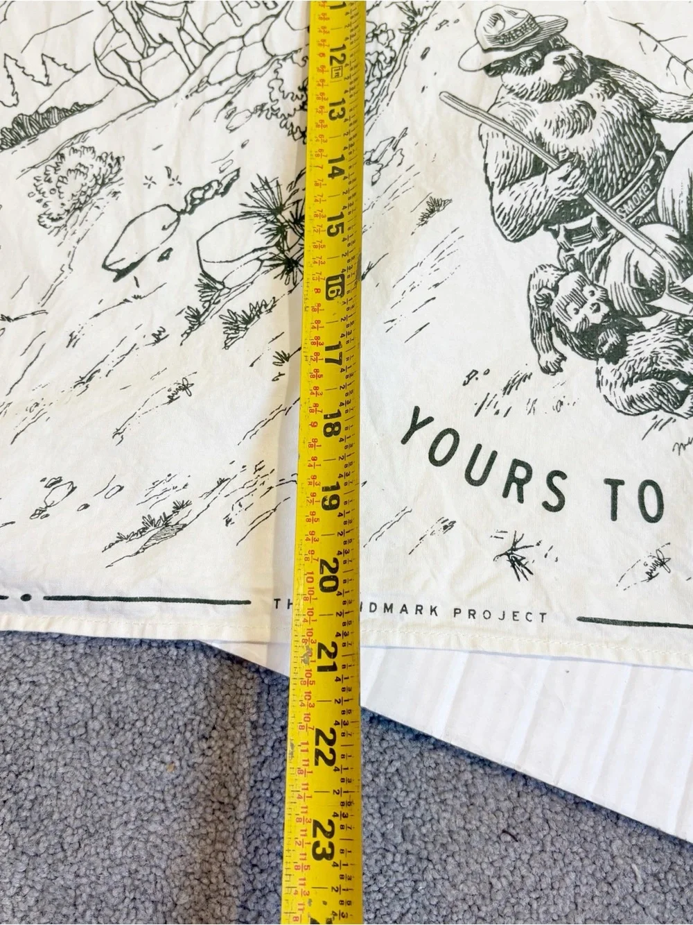 The Landmark Project Protect Our Forests Bandana Handkerchief Smokey The Bear